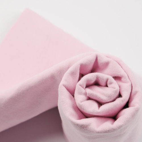 Drap Housse Flanelle En Molleton Rose 70x190 Cm