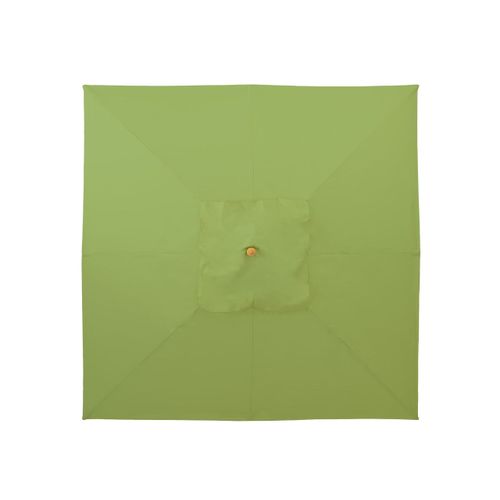 Parasol En Bois Carré 3x3 Vert