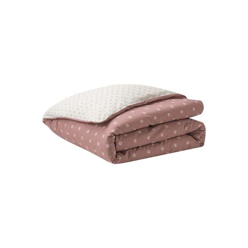 Parure De Lit Imprimée En Bambou Rose 260x240