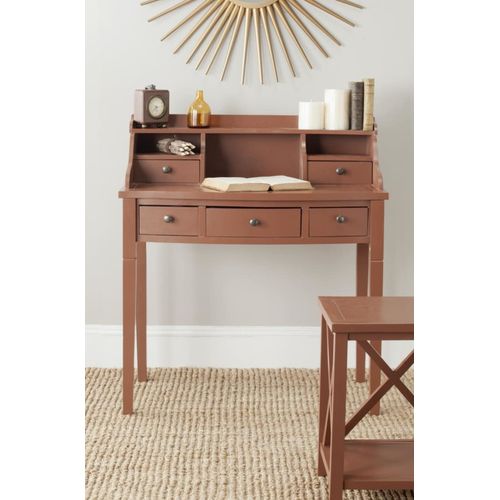 Bureau En Bois De Pin Beige