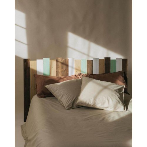 Tête De Lit En Bois Couleur Ethnique Pour Lit 135 Cm