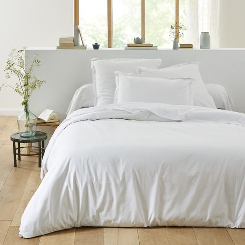 Taie D'oreiller Unie En Coton Vert Opale 63x63