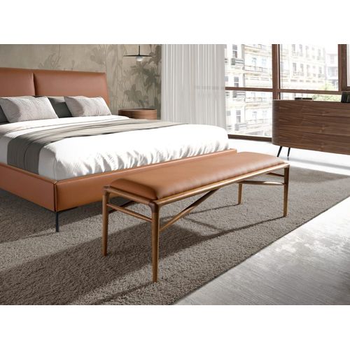Tabouret En Simili Cuir Marron