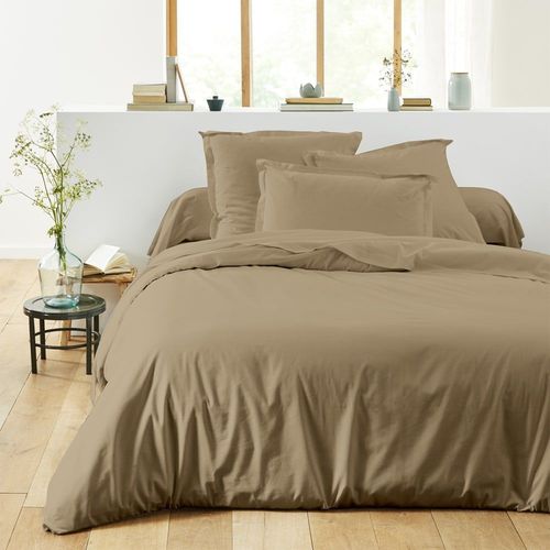 Taie D'oreiller Unie En Coton, Gris 63x63