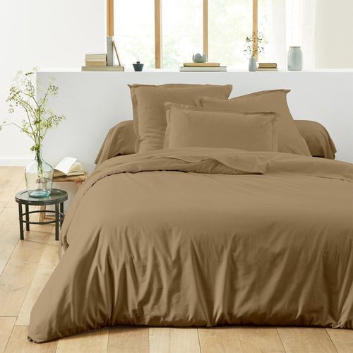Taie D'oreiller Unie En Coton Pralin 50x70