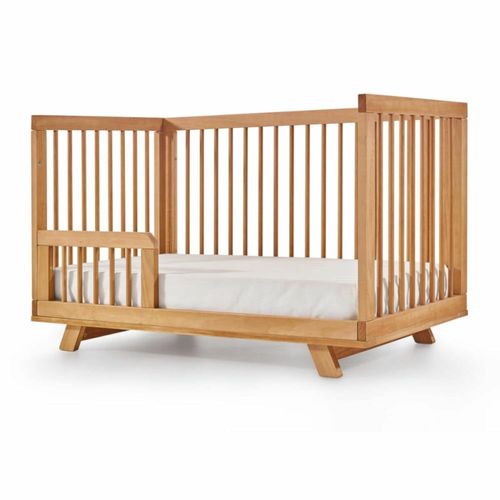 Pack Lit Bébé Évolutif Avec Matelas Bois Massif 70x140 Cm
