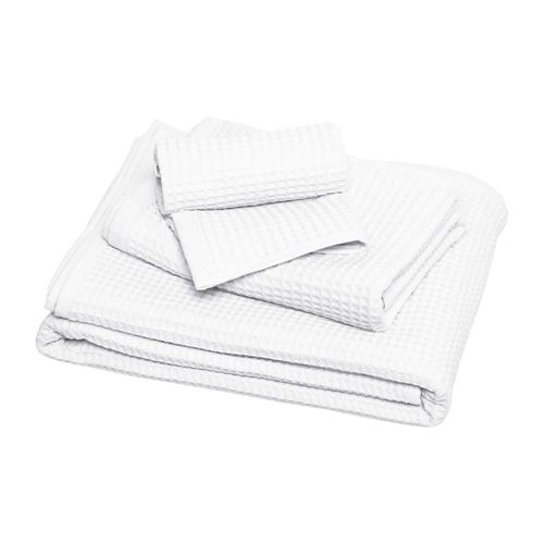 Serviette De Toilette En Coton Bio 50x100 Cm Blanc