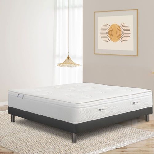 Matelas 100% ressorts, épaisseur 29cm, accueil équilibré - 160x200 cm