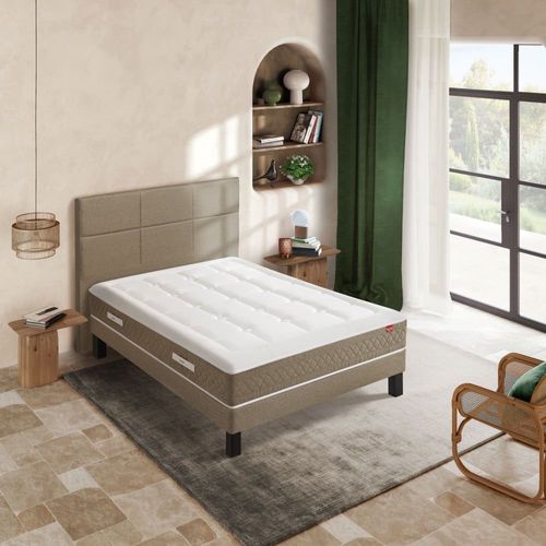 Matelas 100% ressorts, épaisseur 29cm, accueil moelleux - 180x200 cm