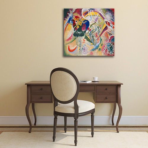 Tableau improvisation 35 Wassily Kandinsky 50x50cm
