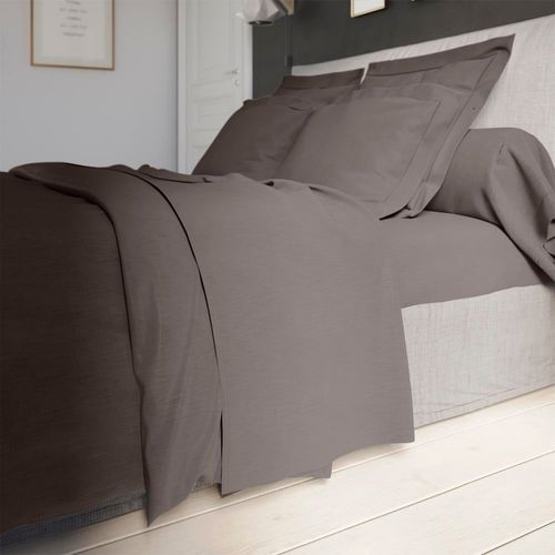 Drap Housse Percale Granit 90x190 Cm