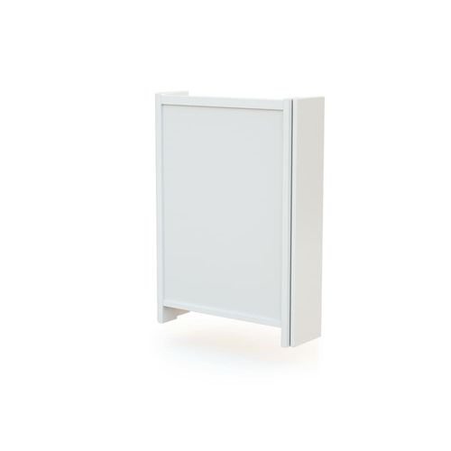 Table À Langer Murale Rabattable En Bois Avec Matelas Blanc