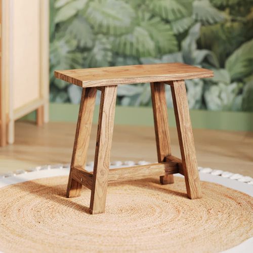 Tabouret En Bois De Teck Recyclé
