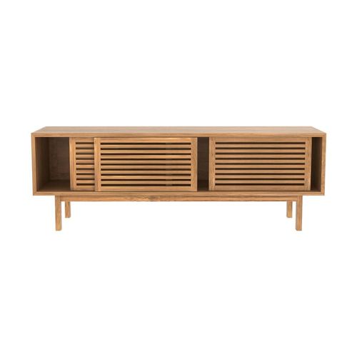 Meuble Tv En Bois De Teck 140 Cm