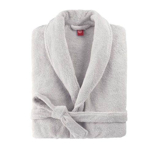 Peignoir Col Châle En Coton Bio Taille S Perle