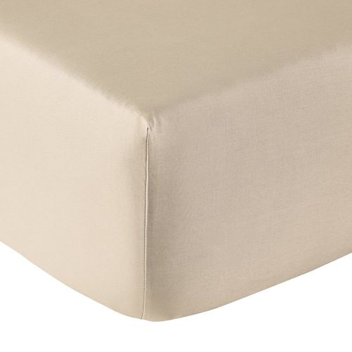 Drap Housse Coton Grège 120x190 Cm