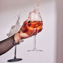 Ensemble De 8 Verres À Pied Et Verres À Eau