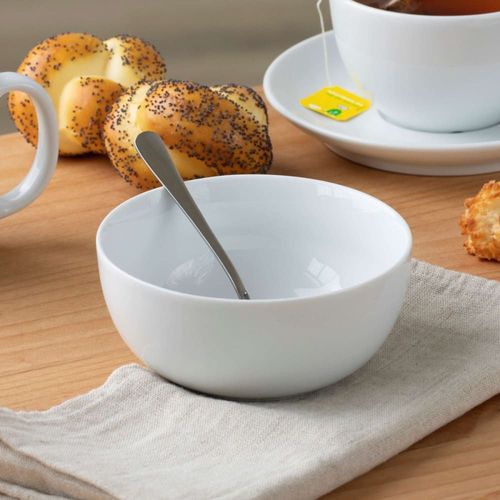 Bol Déjeuner En Porcelaine Blanc