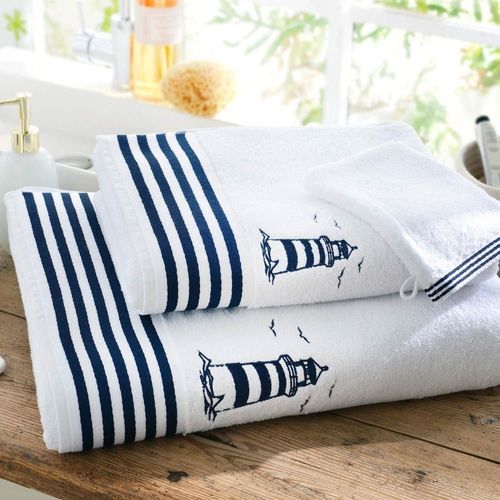 Serviette De Toilette En Coton 450 G/M² Blanc 50x90
