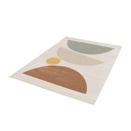 Tapis Contemporain Géométrique - 120x170cm Multicolore Polypropylène