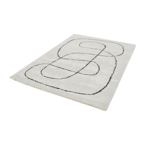 Tapis Contemporain À Motif Organique - 120x170cm