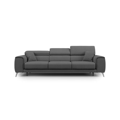 Canapé Avec 3 Assises Coulissantes 260 Cm Anthracite