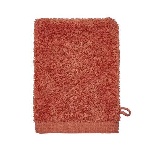 Gant De Toilette En Coton Rouge Rooibos 16x21