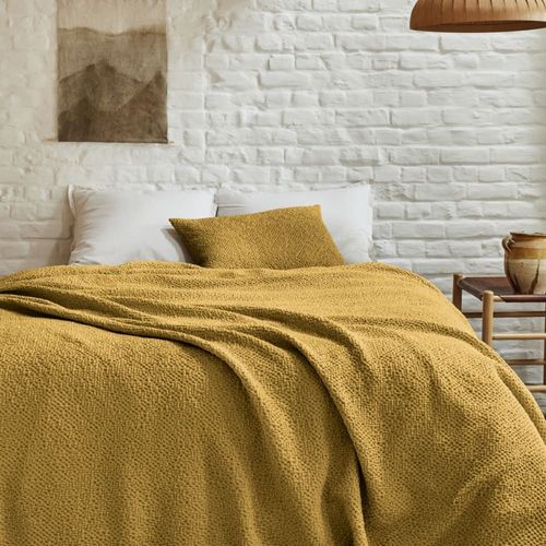 Housse De Coussin En Coton Jaune 40x60