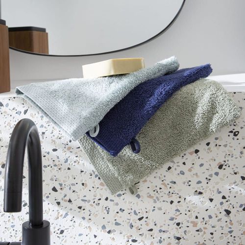 Gant De Toilette En Coton Lagune 16x21