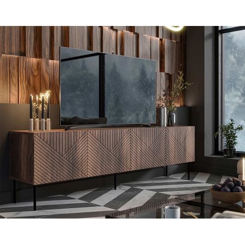Meuble Tv Style Contemporain 191 Cm Bois