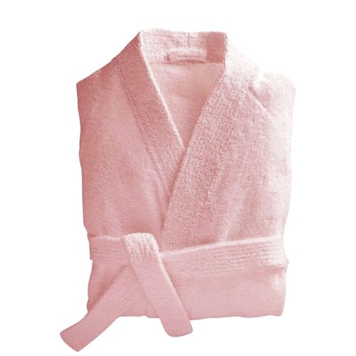 Peignoir De Bain En Coton Rose Thé M