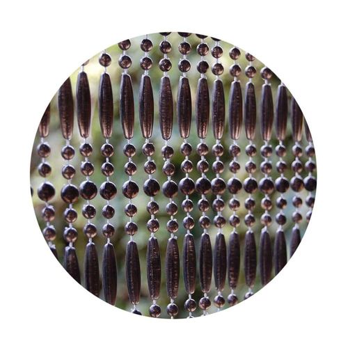 Rideau De Porte En Perles Noires Fréjus 120 X 230 Cm