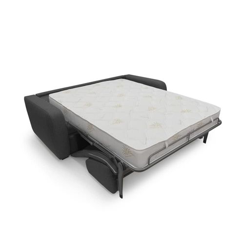 Canapé Lit Matelas H20 En Tissu Imperméable 195 Cm Anthracite