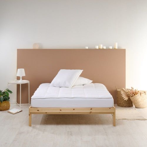 Surmatelas sensation duvet confort moelleux 160x200cm