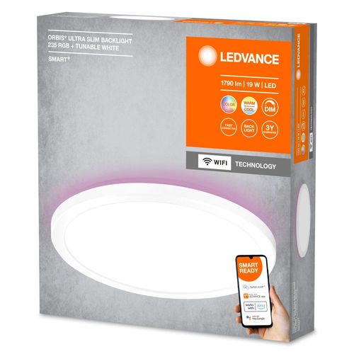 Plafonnier En Pvc Blanc, 23.5cm