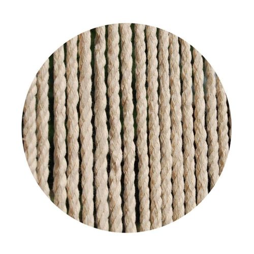Rideau De Porte En Corde Beige Toulon 100 X 230 Cm