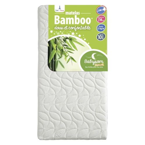 Matelas bébé housse en viscose douce 70x140x14
