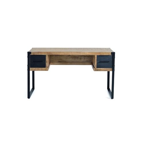 Bureau En Bois De Manguier Et Métal