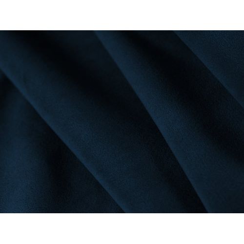 Canapé Droit 4 Places En Tissu Velours Bleu Roi