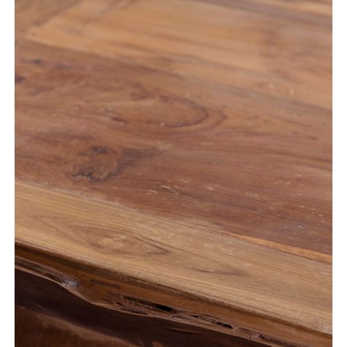 Table Basse En Teck Naturel L 85cm