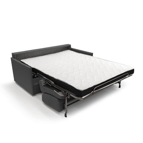 Canapé Lit Convertible En Tissu Imperméable 169 Cm Anthracite
