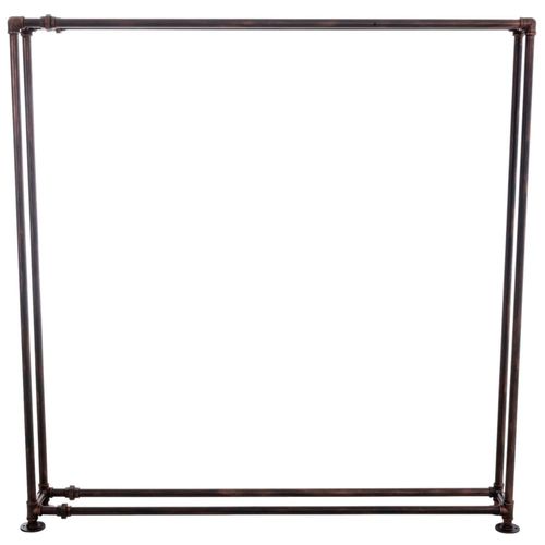 Porte-bûches solide et design en métal Bronze