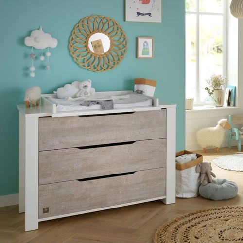 Commode 3 Tiroirs En Bois