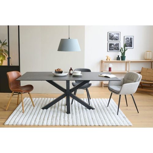 Table Rectangulaire En Céramique L200 Gris