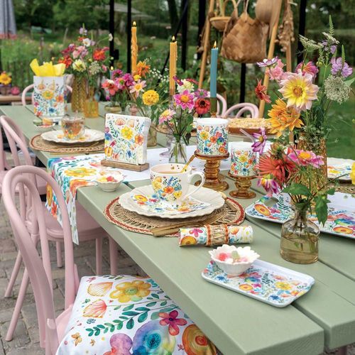 Chemin De Table En Coton Printemps Vibrant