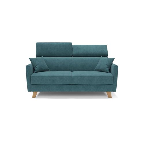 Canapé Convertible Avec Têtières Réglables 200 Cm Vert