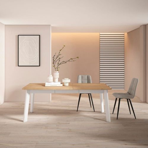 Table À Manger Effet Bois De Chêne 194x90x75cm