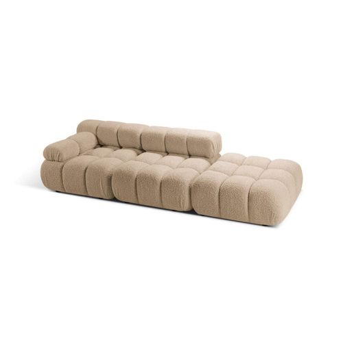 Canapé Modulable Gauche 4 Places En Bouclé Le Sable