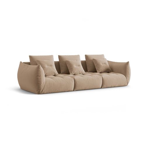 Canapé Modulaire 4 Places En Velours Le Sable
