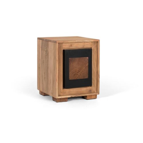 Table De Chevet En Bois De Manguier